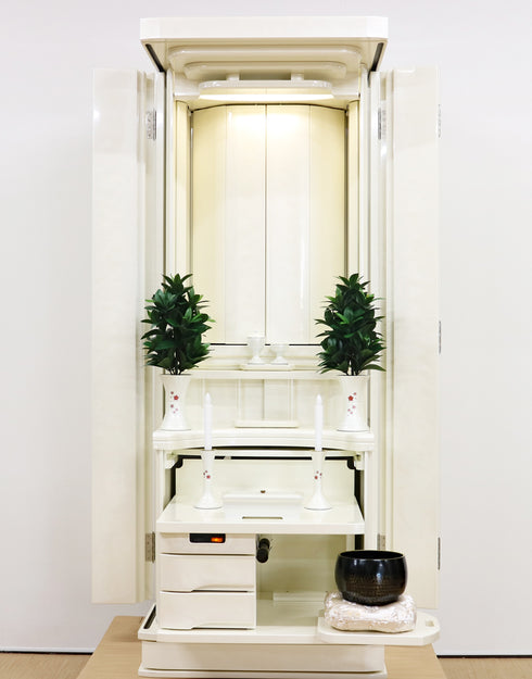 Soka Gakkai Furniture-style Buddhist Altar "Akane" Available in 4 colors Made in Japan Rainbow Gold Cabinet Compatible with Permanent Gohonzon